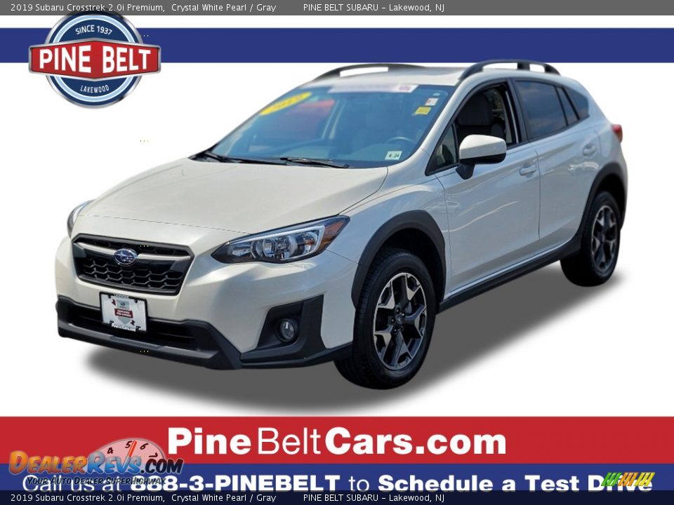 2019 Subaru Crosstrek 2.0i Premium Crystal White Pearl / Gray Photo #1