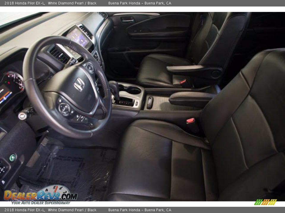 2018 Honda Pilot EX-L White Diamond Pearl / Black Photo #3