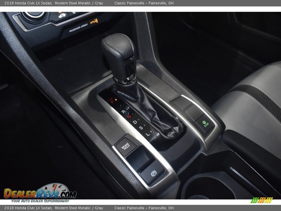2018 Honda Civic LX Sedan Modern Steel Metallic / Gray Photo #13