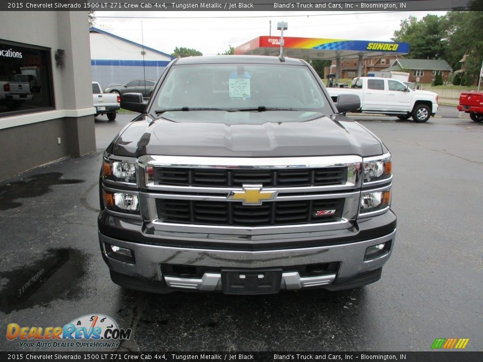 2015 Chevrolet Silverado 1500 LT Z71 Crew Cab 4x4 Tungsten Metallic / Jet Black Photo #26