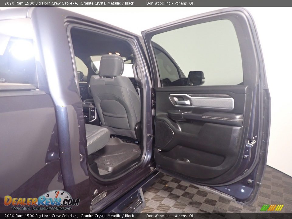 2020 Ram 1500 Big Horn Crew Cab 4x4 Granite Crystal Metallic / Black Photo #36