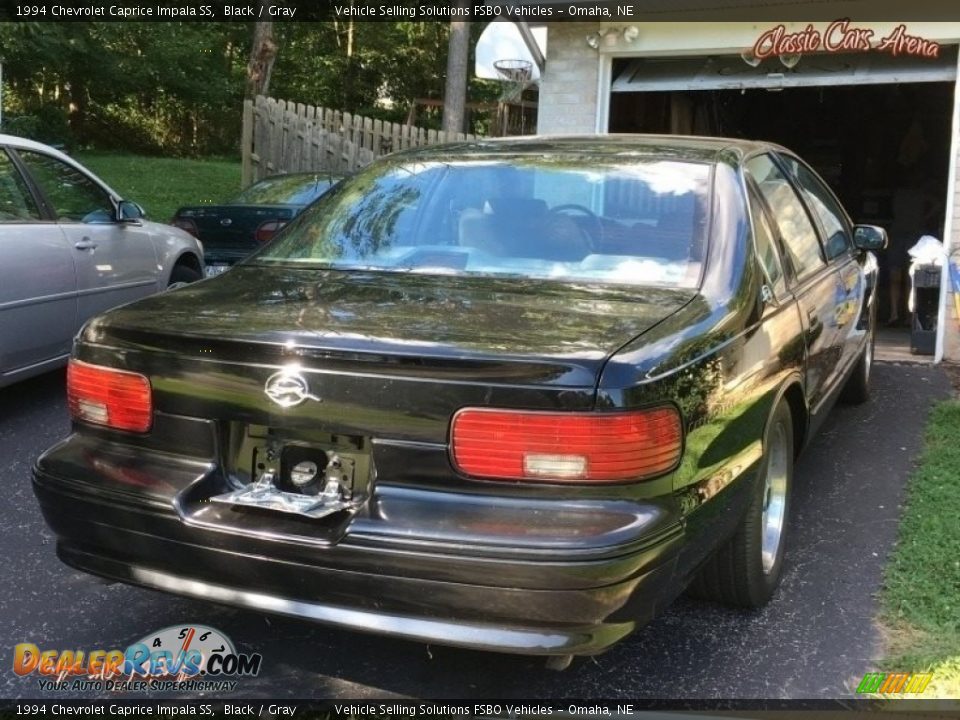 1994 Chevrolet Caprice Impala SS Black / Gray Photo #6