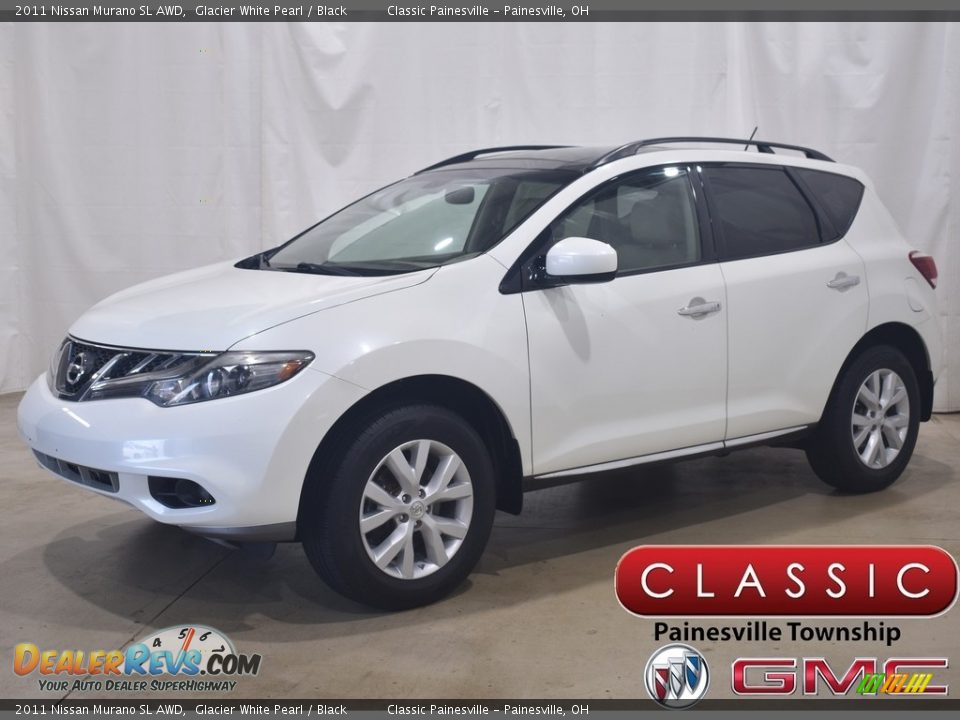 2011 Nissan Murano SL AWD Glacier White Pearl / Black Photo #1