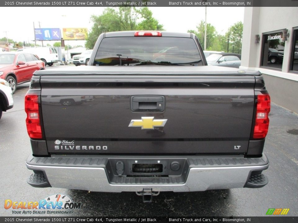 2015 Chevrolet Silverado 1500 LT Z71 Crew Cab 4x4 Tungsten Metallic / Jet Black Photo #29