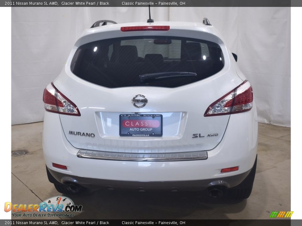 2011 Nissan Murano SL AWD Glacier White Pearl / Black Photo #3