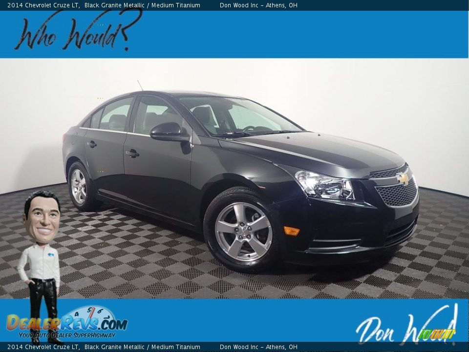 2014 Chevrolet Cruze LT Black Granite Metallic / Medium Titanium Photo #1