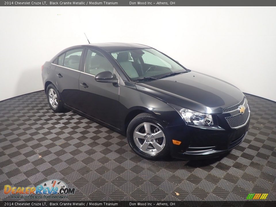 2014 Chevrolet Cruze LT Black Granite Metallic / Medium Titanium Photo #2