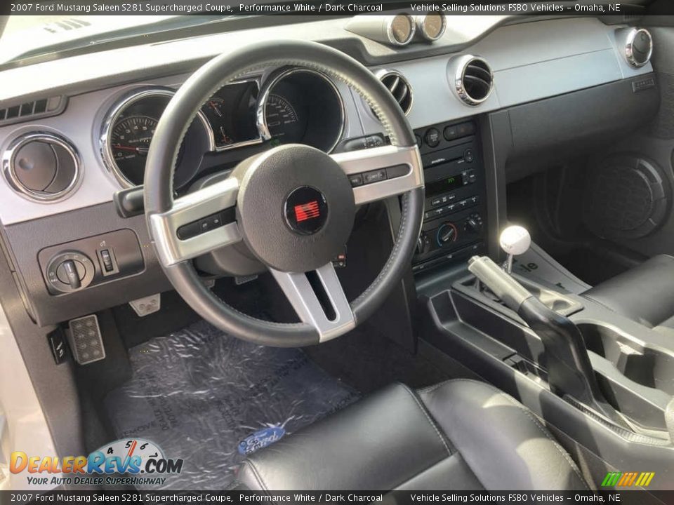 Dark Charcoal Interior - 2007 Ford Mustang Saleen S281 Supercharged Coupe Photo #2