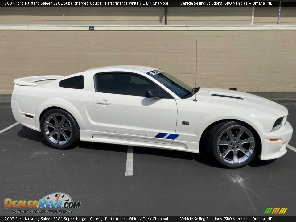 Performance White 2007 Ford Mustang Saleen S281 Supercharged Coupe Photo #7