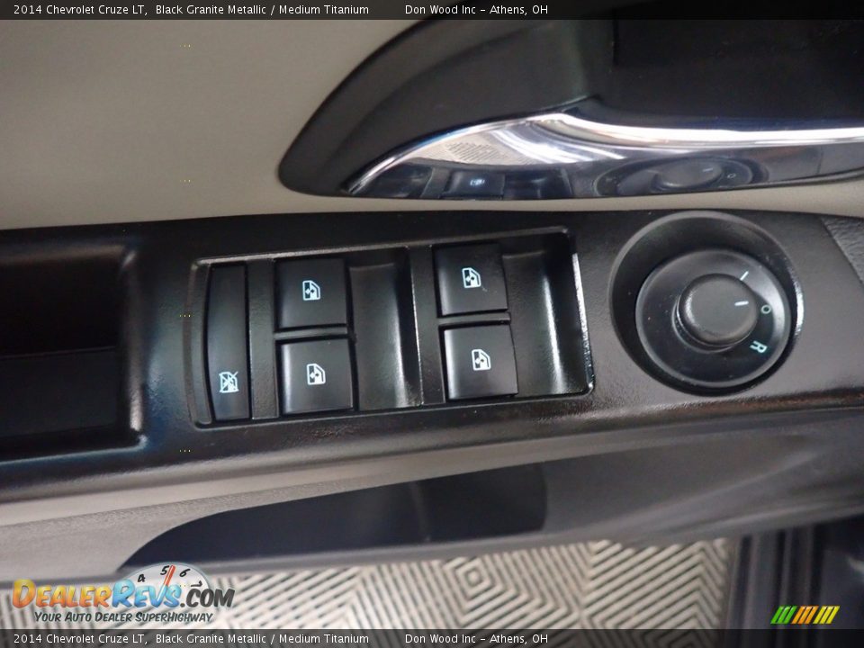 2014 Chevrolet Cruze LT Black Granite Metallic / Medium Titanium Photo #20