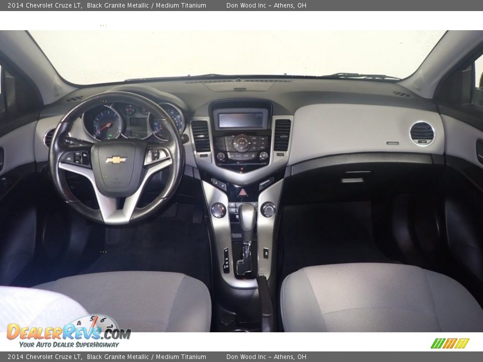 2014 Chevrolet Cruze LT Black Granite Metallic / Medium Titanium Photo #23
