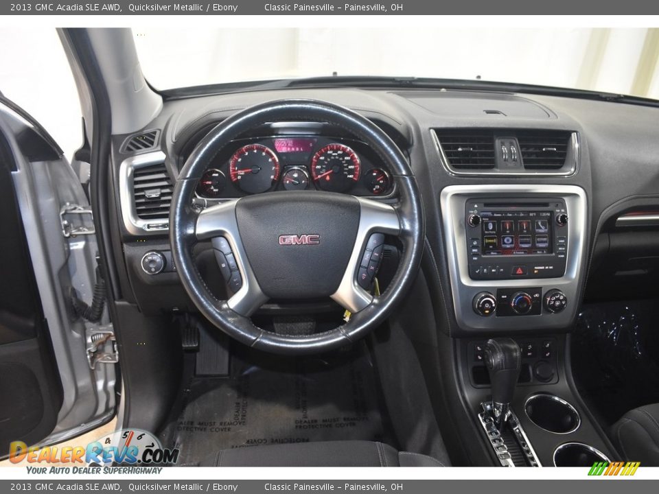 2013 GMC Acadia SLE AWD Quicksilver Metallic / Ebony Photo #14