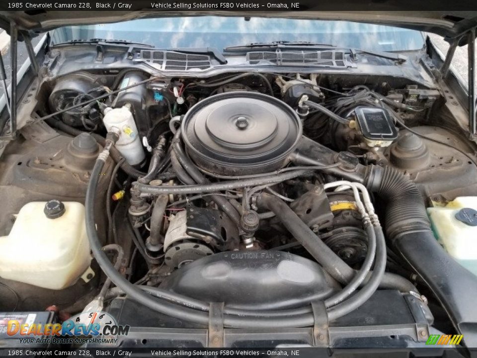 1985 Chevrolet Camaro Z28 Black / Gray Photo #2