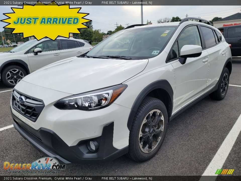 2021 Subaru Crosstrek Premium Crystal White Pearl / Gray Photo #1