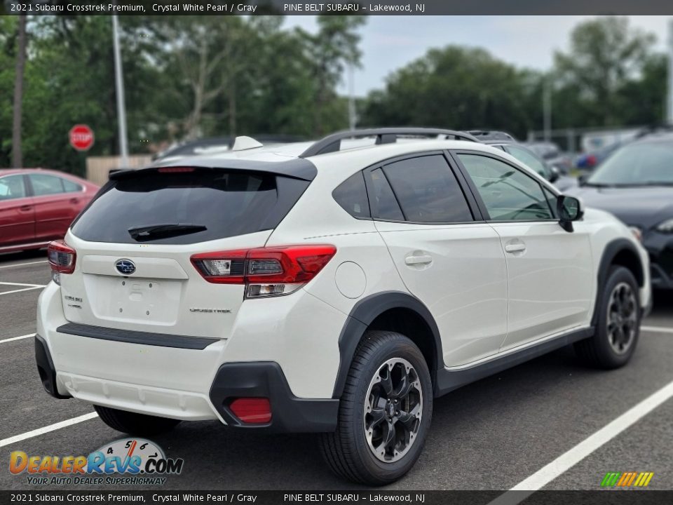 2021 Subaru Crosstrek Premium Crystal White Pearl / Gray Photo #2