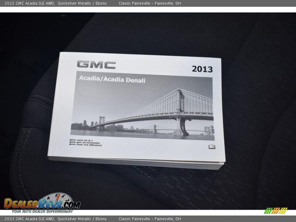 2013 GMC Acadia SLE AWD Quicksilver Metallic / Ebony Photo #19