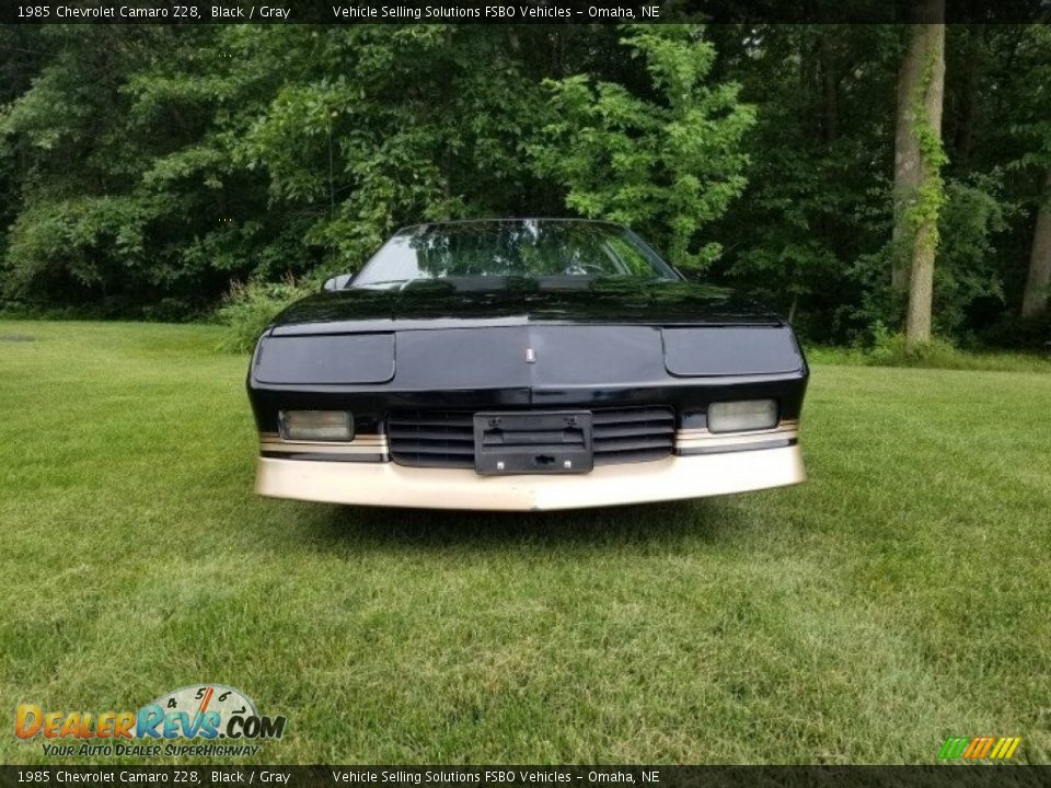 1985 Chevrolet Camaro Z28 Black / Gray Photo #8