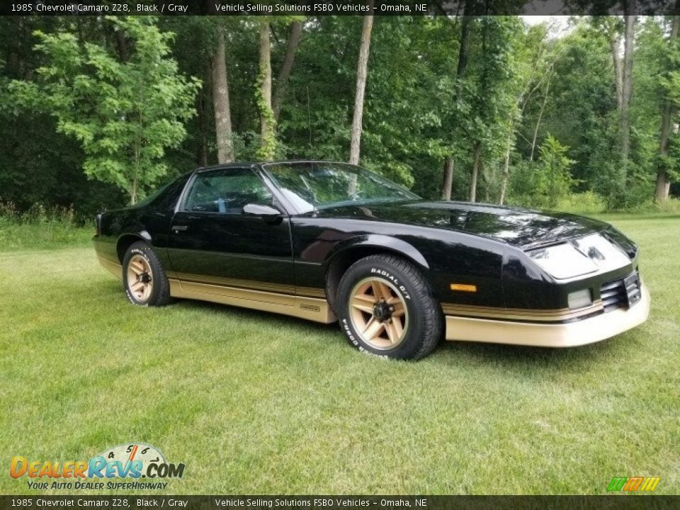 1985 Chevrolet Camaro Z28 Black / Gray Photo #9