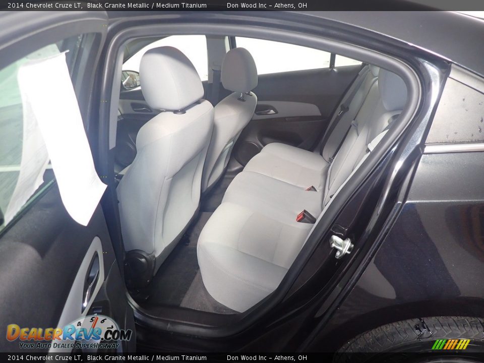 2014 Chevrolet Cruze LT Black Granite Metallic / Medium Titanium Photo #34