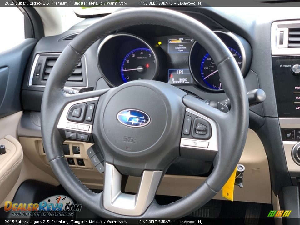 2015 Subaru Legacy 2.5i Premium Steering Wheel Photo #4