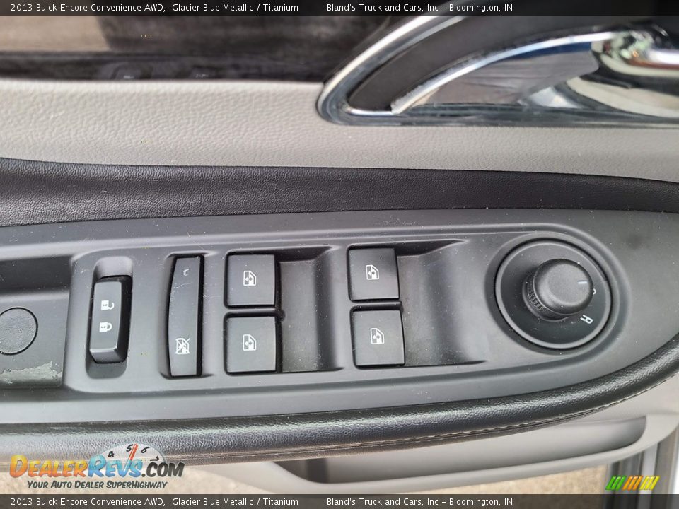 2013 Buick Encore Convenience AWD Glacier Blue Metallic / Titanium Photo #5