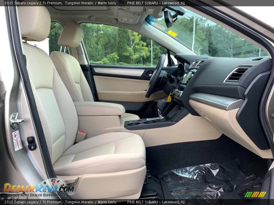 Warm Ivory Interior - 2015 Subaru Legacy 2.5i Premium Photo #25