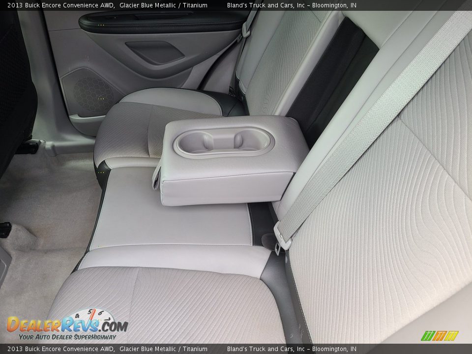 2013 Buick Encore Convenience AWD Glacier Blue Metallic / Titanium Photo #28