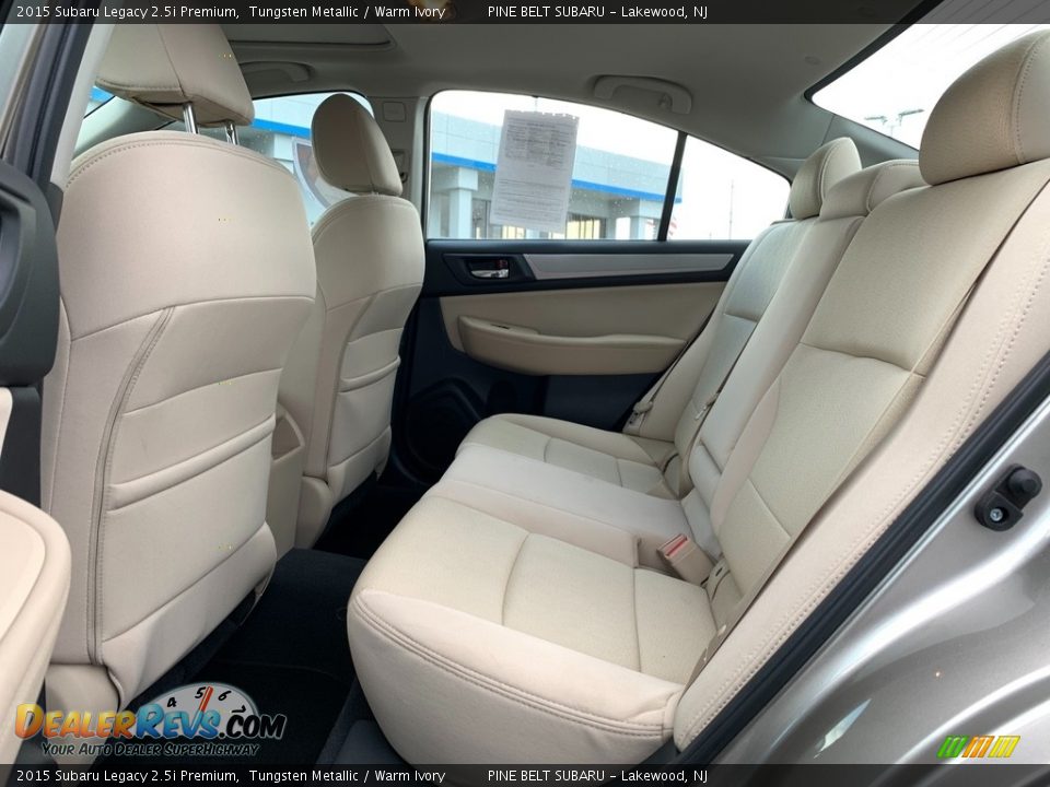 Rear Seat of 2015 Subaru Legacy 2.5i Premium Photo #31