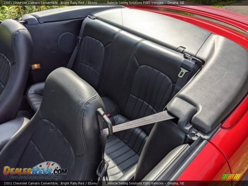 2001 Chevrolet Camaro Convertible Bright Rally Red / Ebony Photo #5