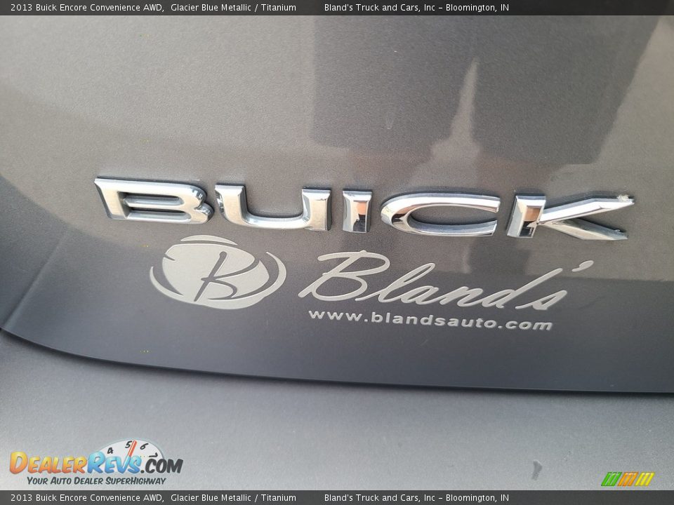 2013 Buick Encore Convenience AWD Glacier Blue Metallic / Titanium Photo #32