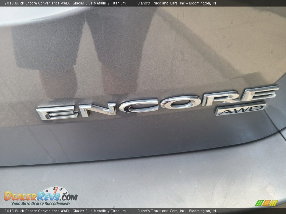 2013 Buick Encore Convenience AWD Glacier Blue Metallic / Titanium Photo #33