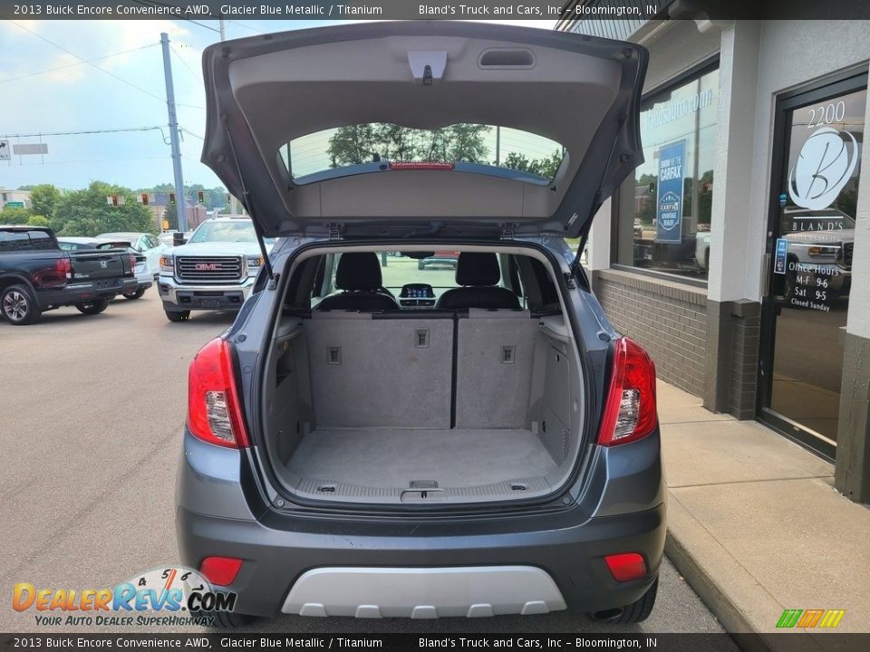 2013 Buick Encore Convenience AWD Glacier Blue Metallic / Titanium Photo #34