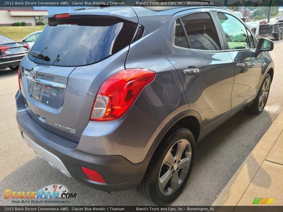 2013 Buick Encore Convenience AWD Glacier Blue Metallic / Titanium Photo #36