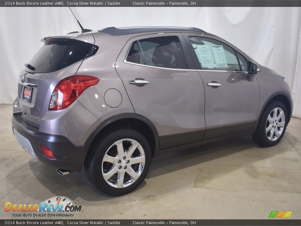 2014 Buick Encore Leather AWD Cocoa Silver Metallic / Saddle Photo #2