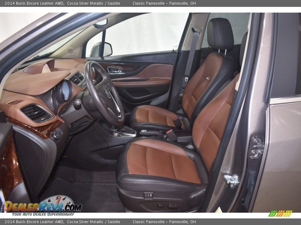 2014 Buick Encore Leather AWD Cocoa Silver Metallic / Saddle Photo #8