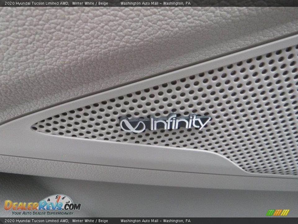 2020 Hyundai Tucson Limited AWD Winter White / Beige Photo #13