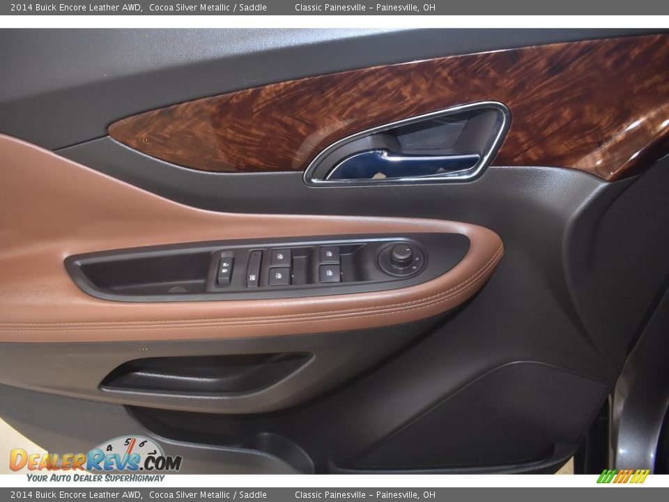 2014 Buick Encore Leather AWD Cocoa Silver Metallic / Saddle Photo #11
