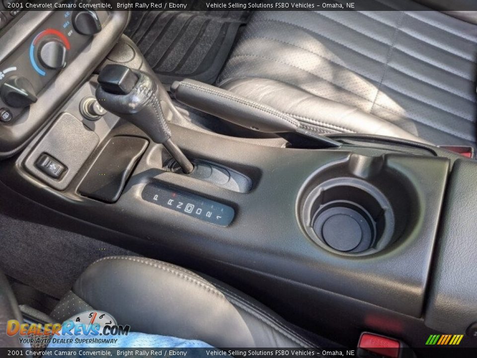 2001 Chevrolet Camaro Convertible Bright Rally Red / Ebony Photo #21
