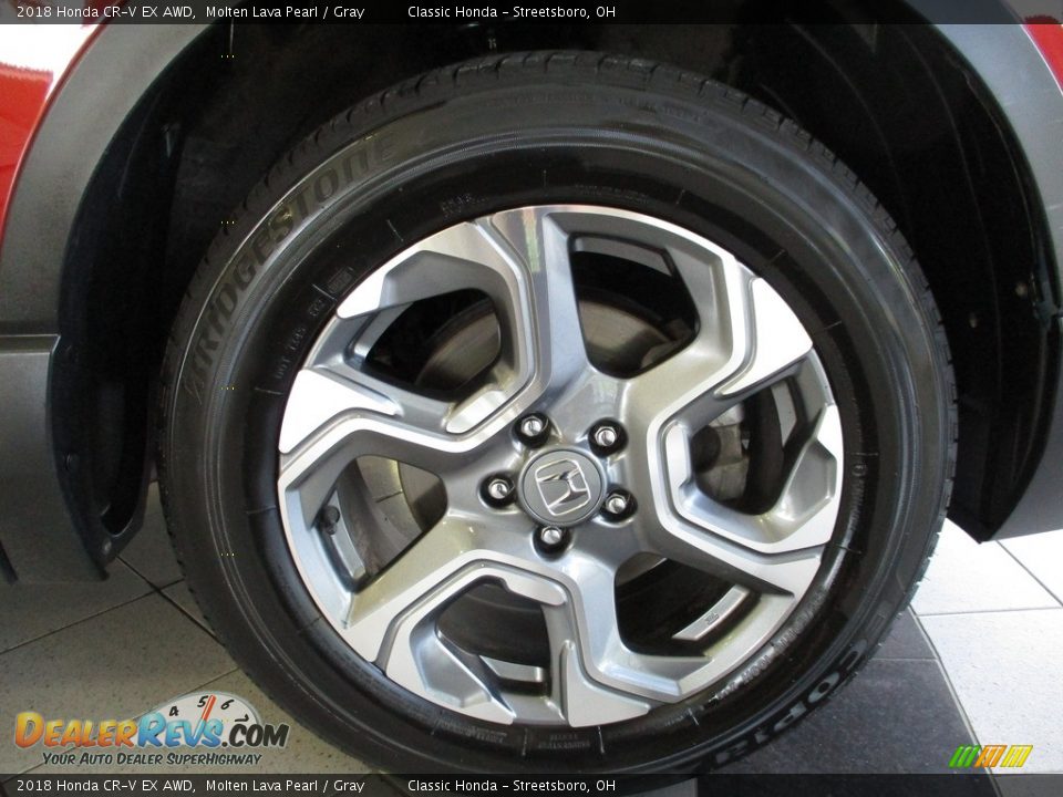 2018 Honda CR-V EX AWD Molten Lava Pearl / Gray Photo #4