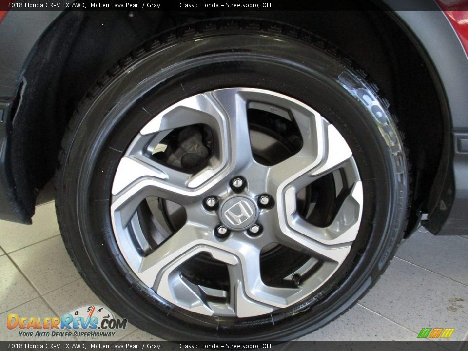 2018 Honda CR-V EX AWD Molten Lava Pearl / Gray Photo #5