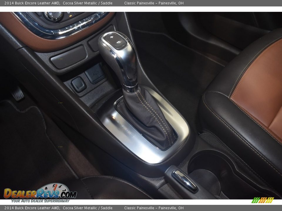 2014 Buick Encore Leather AWD Cocoa Silver Metallic / Saddle Photo #16