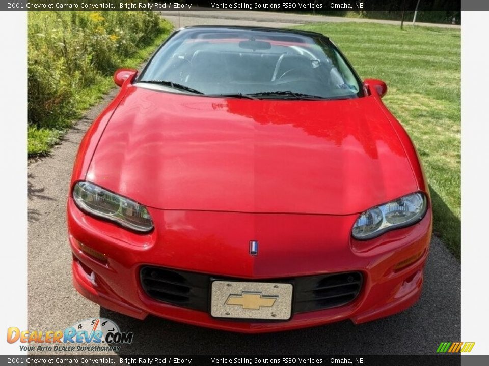 2001 Chevrolet Camaro Convertible Bright Rally Red / Ebony Photo #26