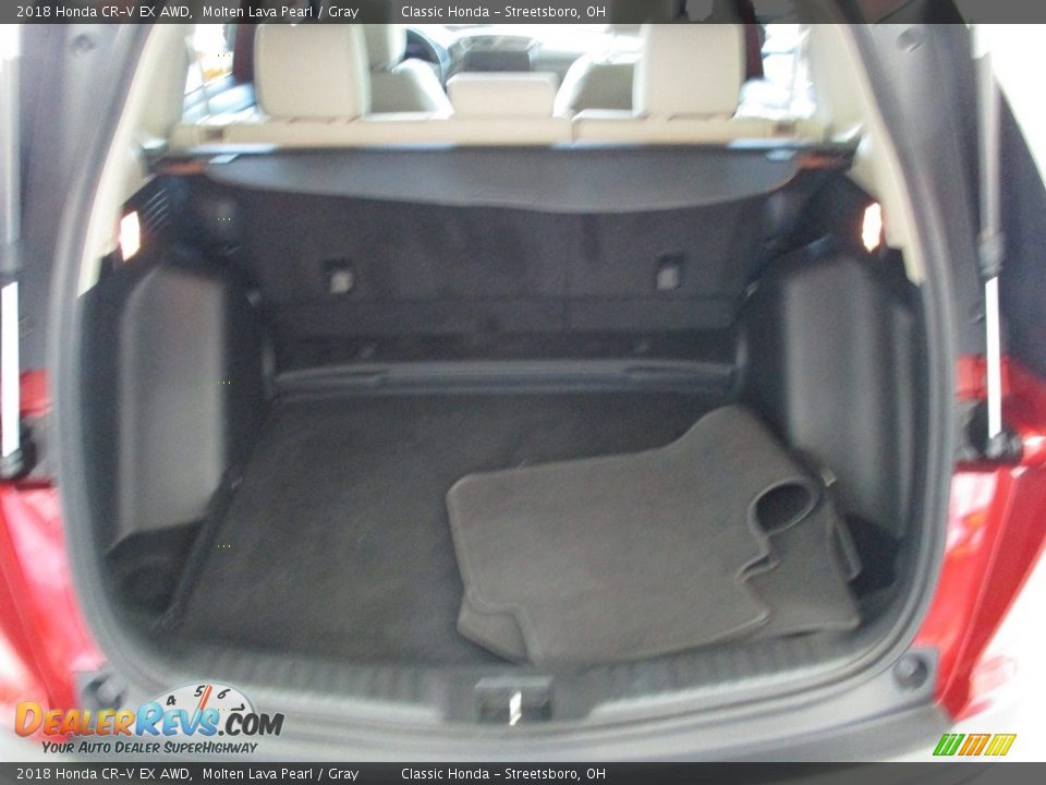 2018 Honda CR-V EX AWD Molten Lava Pearl / Gray Photo #10