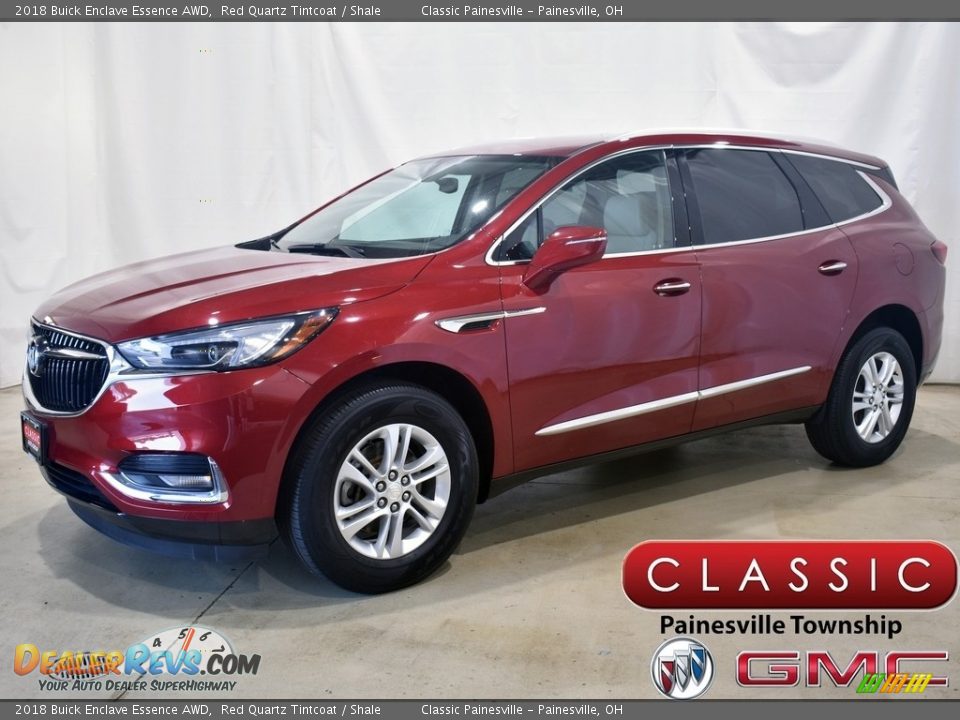 2018 Buick Enclave Essence AWD Red Quartz Tintcoat / Shale Photo #1