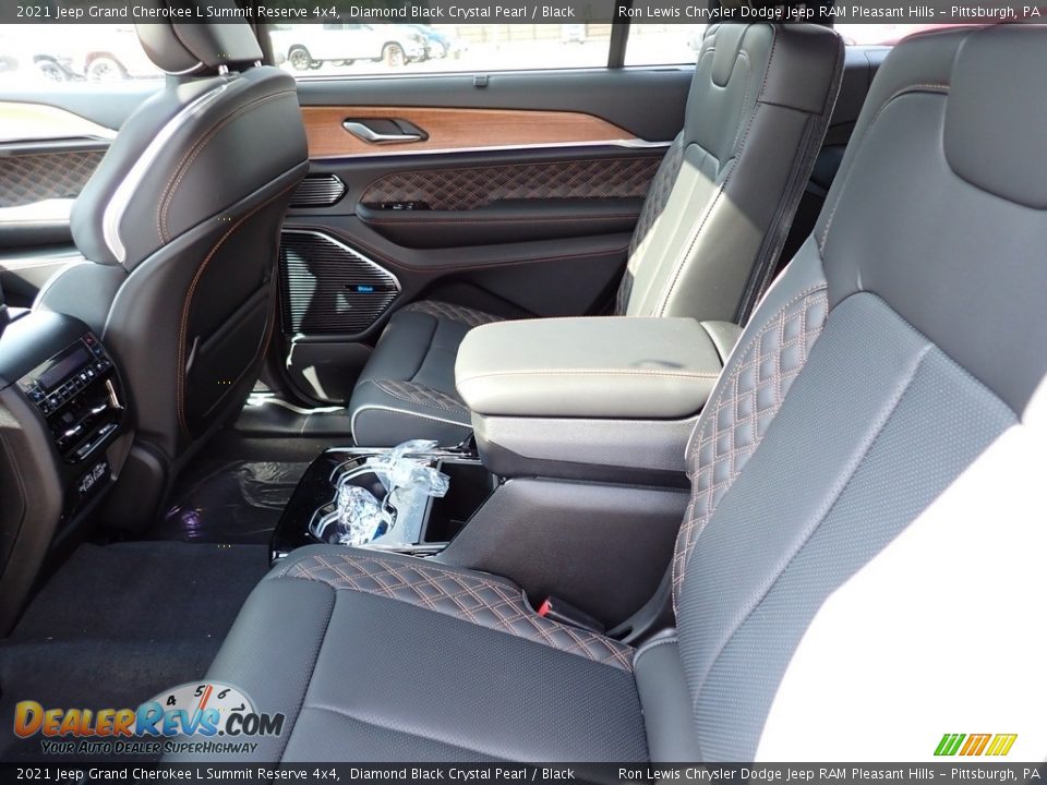 Rear Seat of 2021 Jeep Grand Cherokee L Summit Reserve 4x4 Photo #12