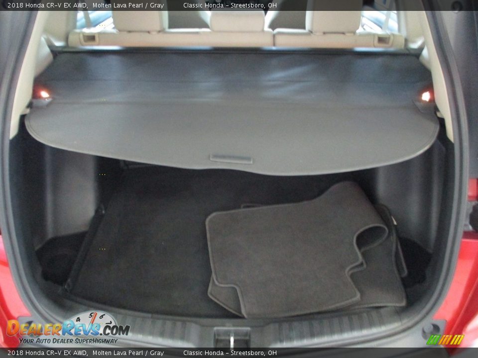 2018 Honda CR-V EX AWD Molten Lava Pearl / Gray Photo #11