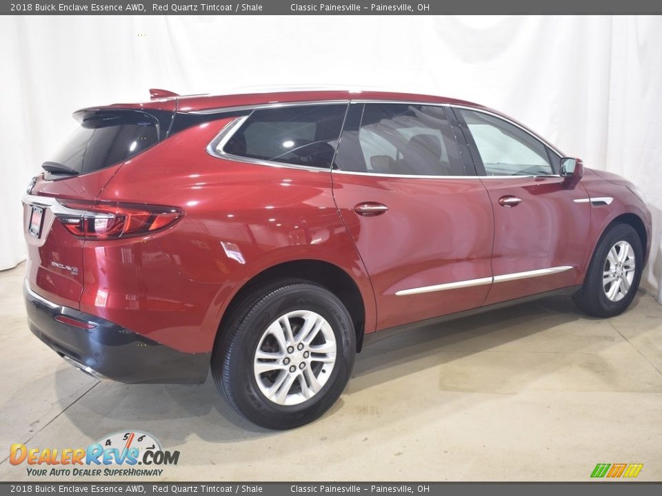 2018 Buick Enclave Essence AWD Red Quartz Tintcoat / Shale Photo #2