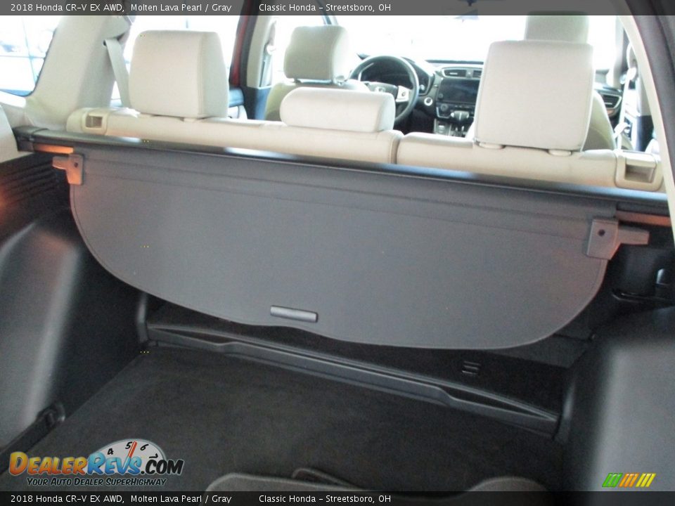 2018 Honda CR-V EX AWD Molten Lava Pearl / Gray Photo #12