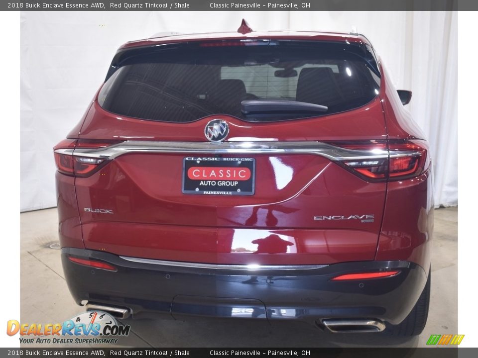 2018 Buick Enclave Essence AWD Red Quartz Tintcoat / Shale Photo #3