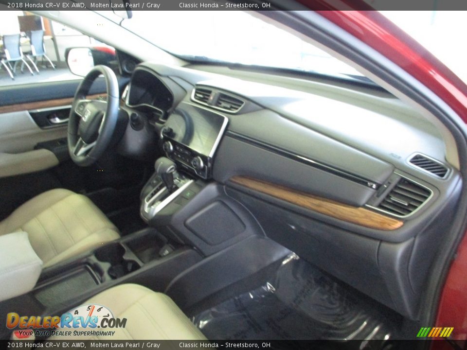 2018 Honda CR-V EX AWD Molten Lava Pearl / Gray Photo #15